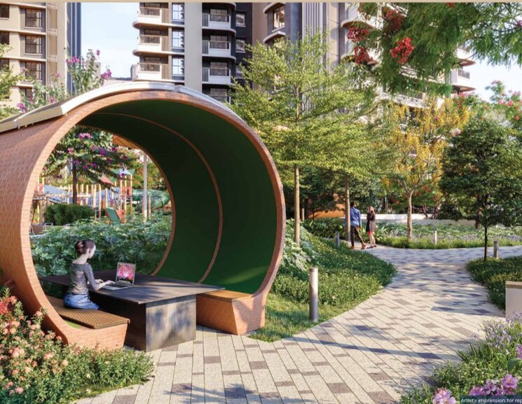 Balcony, mahindra-vista 3 Bedroom 1061 Sq.Ft. Apartment In Kandivali East Mumbai 8272333