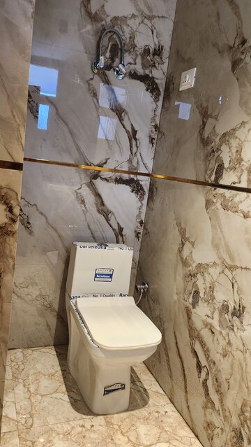 Bathroom in 1 BHK Builder Floor at Saket – for Rent