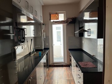 Kitchen in 3 BHK Apartment at Vatika Urban Woods, Ajmer Road – for Rent