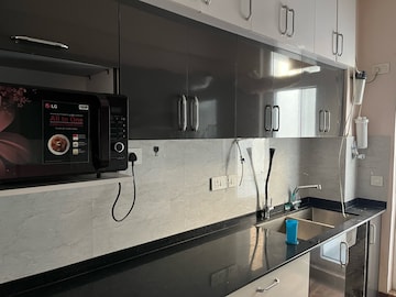 Kitchen in 3 BHK Apartment at Vatika Urban Woods, Ajmer Road – for Rent