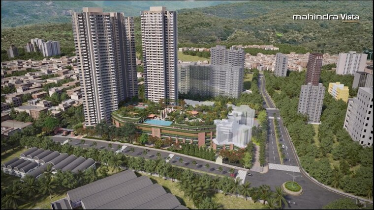 Exterior View, mahindra-vista 2 Bedroom 812 Sq.Ft. Apartment In Kandivali East Mumbai 8272376