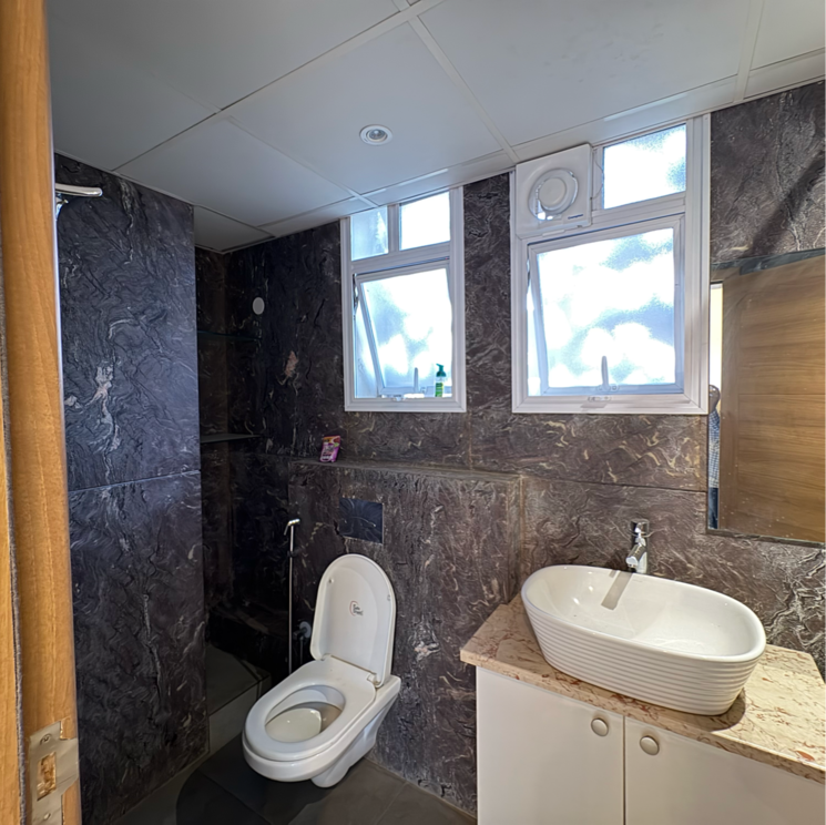 Bathroom, intact-arafa-classic 3 Bedroom 3800 Sq.Ft. Penthouse In Cooke Town Bangalore 8272389