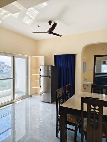Living Room in 1 BHK Apartment at Begumpet – for Rent