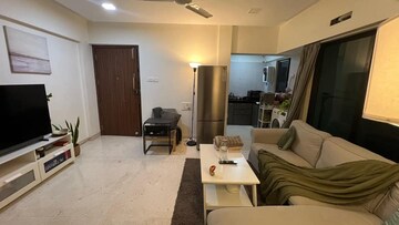 Living Room in 1 BHK Apartment at Atlanta Santacruz West, Santacruz West – for Rent