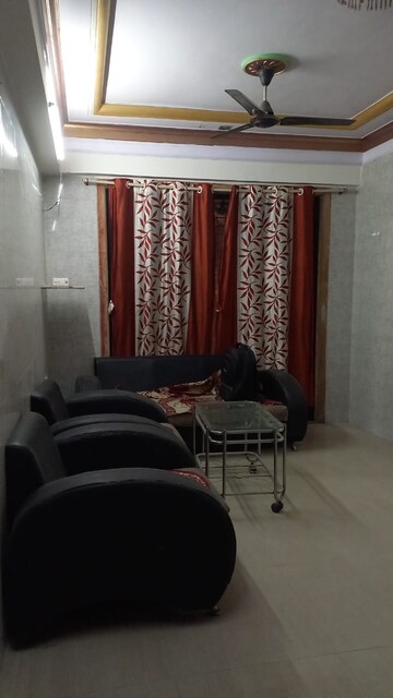 Living Room in 1 BHK Apartment at New Krishna Tower, Kopar Khairane – for Rent