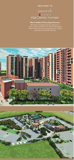 3 BHK + Servant Room 1000 Sq.Ft. Apartment in Ashiana Amarah