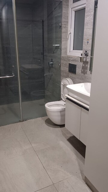 Bathroom in 3 BHK Builder Floor at Unitech Woodstock Floors, Sector 50 – for Rent