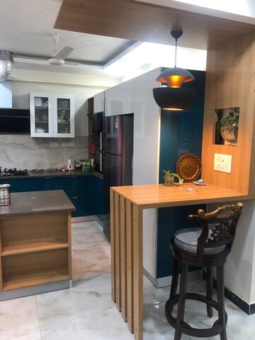 Kitchen in 3 BHK Apartment at Unitech Fresco, Sector 50 – for Rent