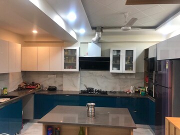 Kitchen in 3 BHK Apartment at Unitech Fresco, Sector 50 – for Rent