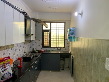Kitchen in 3 BHK Builder Floor at Ansal Sushant Apartments, Sushant Lok I – for Rent