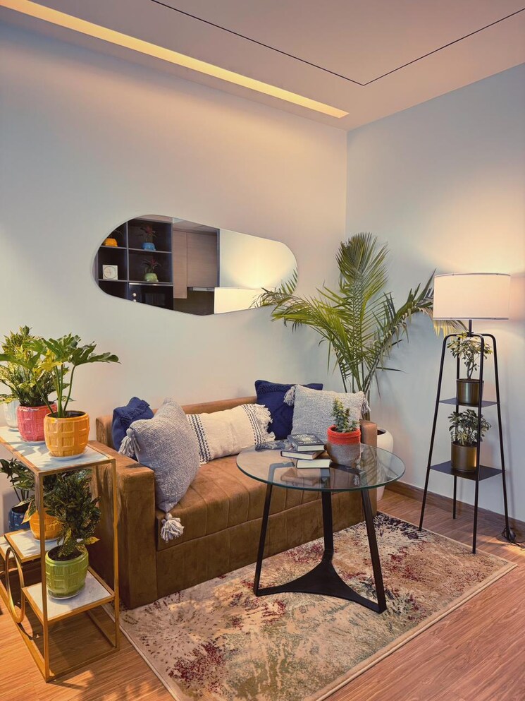 Living Room, signature-global-daxin-vistas 3.5 Bedroom 1550 Sq.Ft. Builder Floor In Bhondsi Gurgaon 8273142