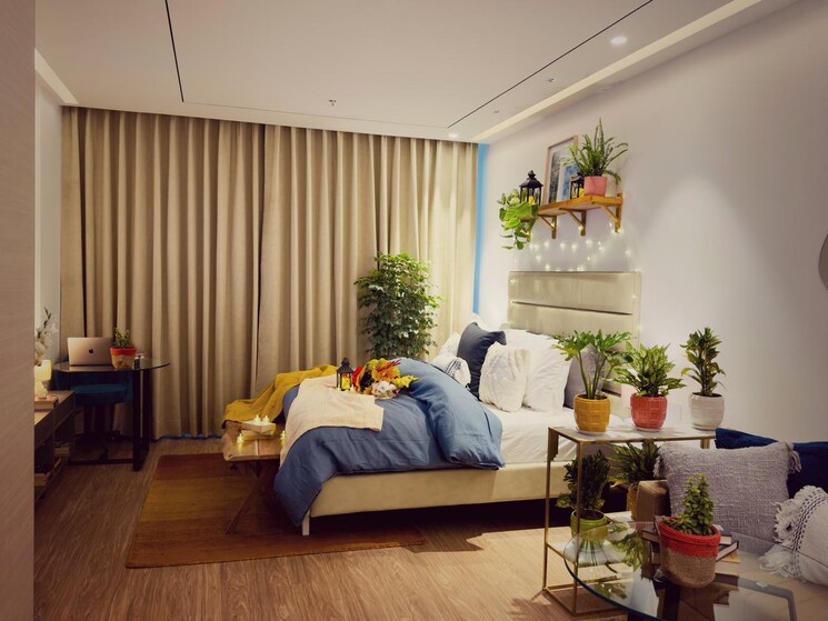 Living Room, signature-global-daxin-vistas 3.5 Bedroom 1550 Sq.Ft. Builder Floor In Bhondsi Gurgaon 8273142