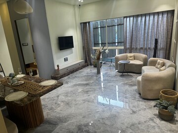 Living Room in 1 BHK Apartment at Origin Meridian Court, Kandivali West – for Sale