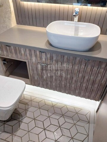 Bathroom in 3 BHK Apartment at Ashford Casa Grande, Lower Parel – for Rent