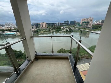 Balcony in 3 BHK Apartment at Purva Silversands, Mundhwa – for Rent