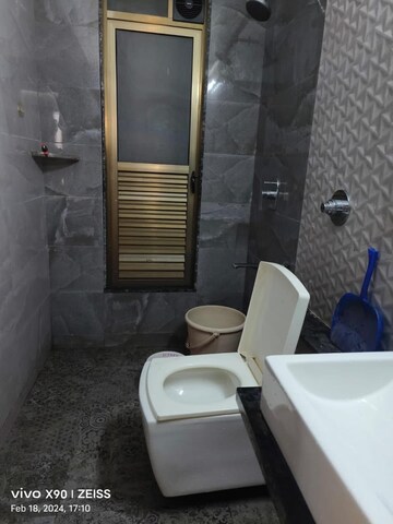 Bathroom in 1 BHK Apartment at Regency Anantam, Dombivli East – for Rent