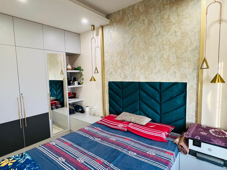 Bedroom, sobha-palm-courts 3 Bedroom 1500 Sq.Ft. Apartment In Kogilu Bangalore 8273941