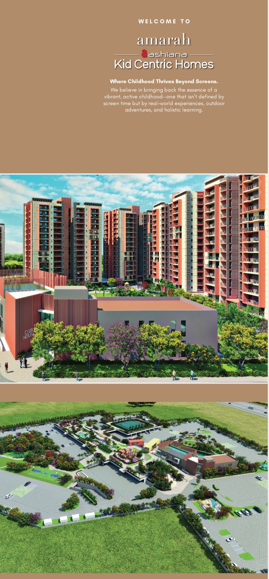 3 BHK + Servant Room 1205 Sq.Ft. Apartment in Ashiana Amarah