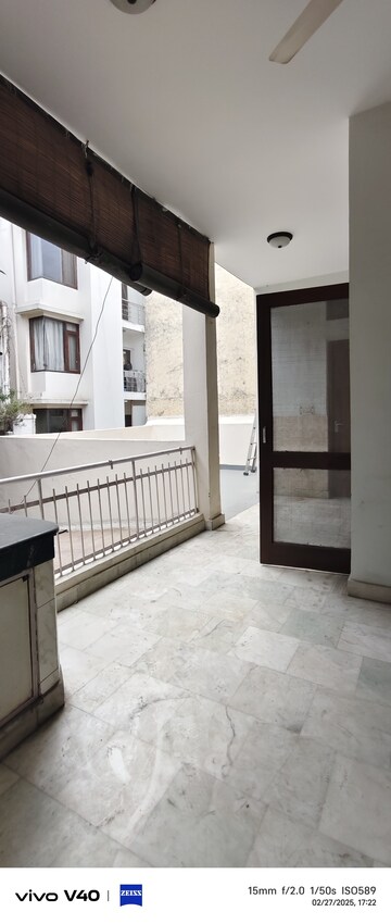 Balcony in 2 BHK Apartment at Safdarjang Enclave – for Rent