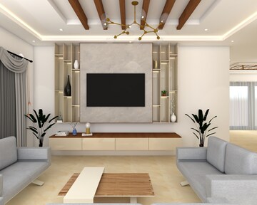 Living Room in 2 BHK Apartment at Sheth Auris Serenity Tower 1, Malad West – for Sale
