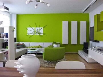 Living Room in 4 BHK Apartment at Igi Airport Area – for Sale