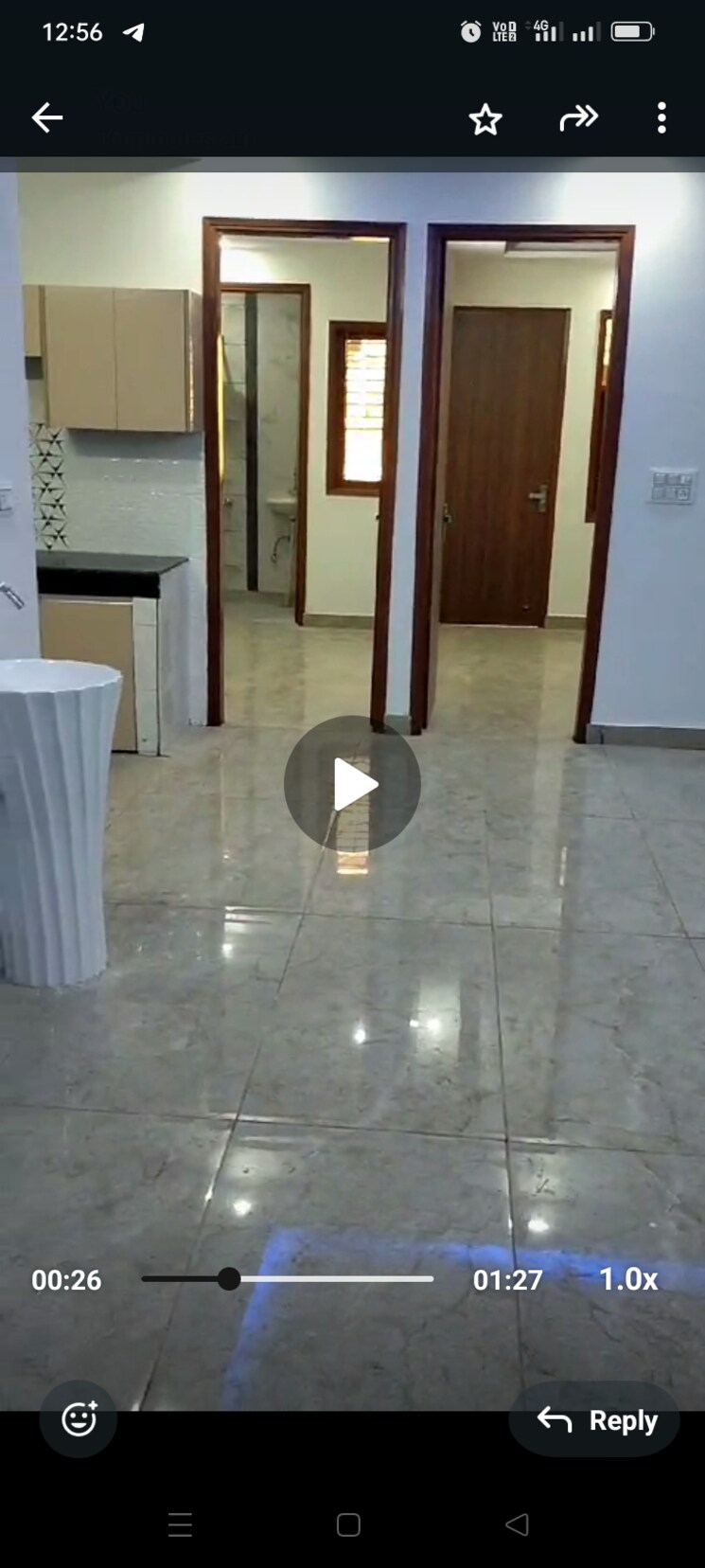 Bathroom, dwarka mor 2 Bedroom 539 Sq.Ft. Builder Floor In Dwarka Mor Delhi 8274572