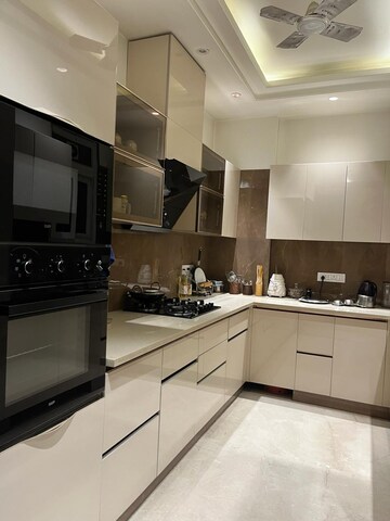 Kitchen in 3 BHK Builder Floor at Ansal Sushant Lok I, Sector 43 – for Rent