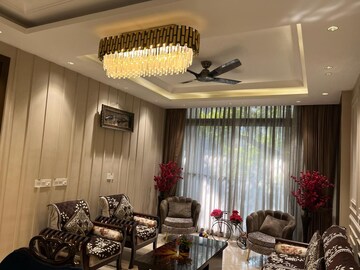 Living Room in 3 BHK Builder Floor at Ansal Sushant Lok I, Sector 43 – for Rent