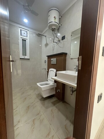 Bathroom in 3 BHK Builder Floor at Saket – for Rent
