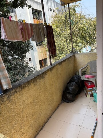 Balcony in 1 BHK Apartment at Karve Nagar – for Rent