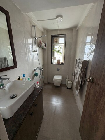 Bathroom in 2 BHK Apartment at Erlyn Apartment, Bandra West – for Rent