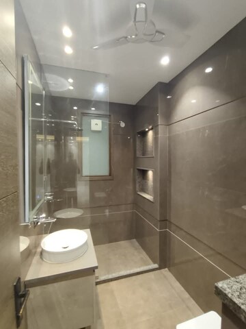 Bathroom in 4 BHK Builder Floor at Saket – for Rent