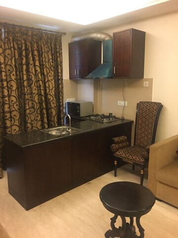 Living Room in 1 BHK Builder Floor at Panchsheel Park – for Rent