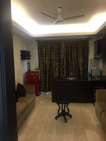 Living Room in 1 BHK Builder Floor at Panchsheel Park – for Rent