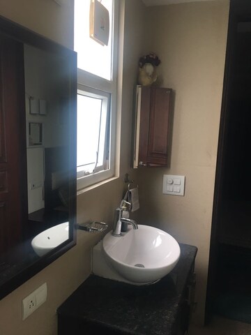 Bathroom in 1 BHK Builder Floor at Panchsheel Park – for Rent