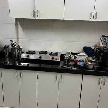 Kitchen in 3 BHK Apartment at Safal Twins, Chembur – for Rent