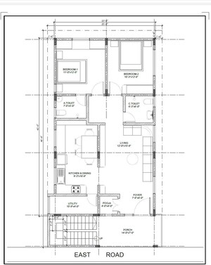 Floor Plan in 4 BHK Independent House at VR Sun City, Hoskote – for Sale
