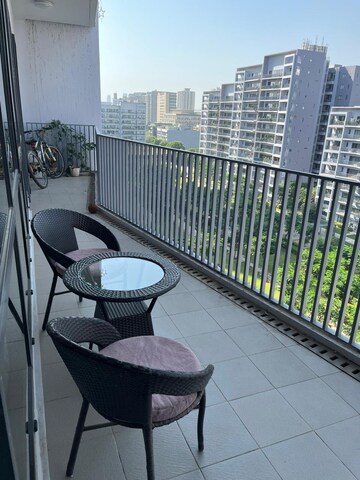 Balcony in 3 BHK Apartment at Ireo Skyon, Sector 60 – for Rent