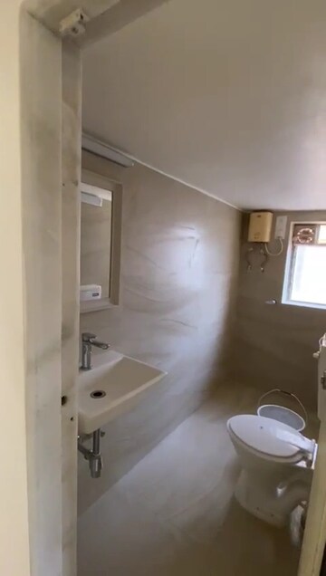 Bathroom in 2 BHK Apartment at Beach View Apartment, Bandra West – for Rent