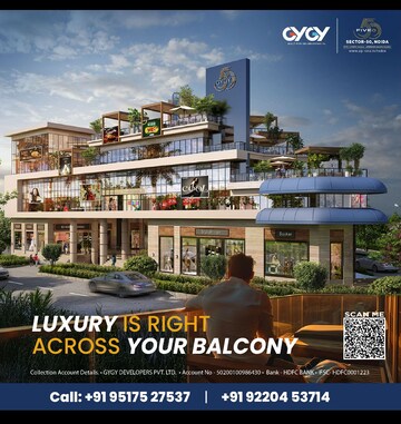  Shop – Exterior View View at GYGY Fiveo, Sector 50 - for Sale