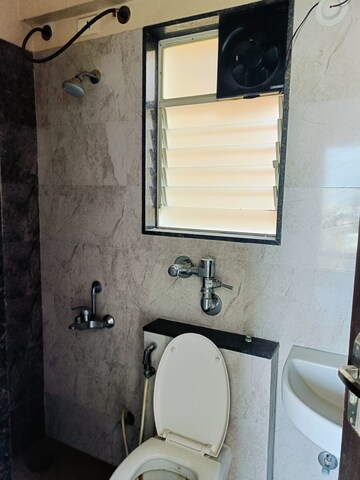Bathroom in 2 BHK Apartment at Nyati Elan, Wagholi – for Sale