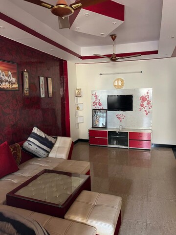 Living Room in 2 BHK Apartment at Express Garden, Vaibhav Khand – for Rent