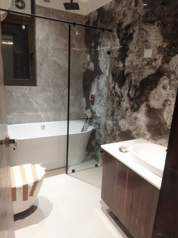 Bathroom in 3 BHK Builder Floor at Saket – for Rent