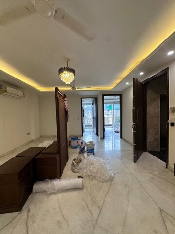 Living Room in 3 BHK Builder Floor at Paschim Vihar – for Rent