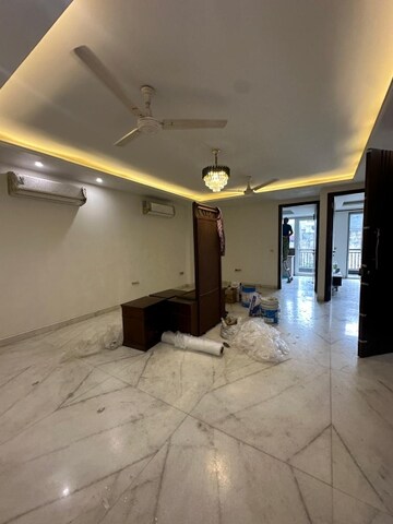 Living Room in 3 BHK Builder Floor at Paschim Vihar – for Rent