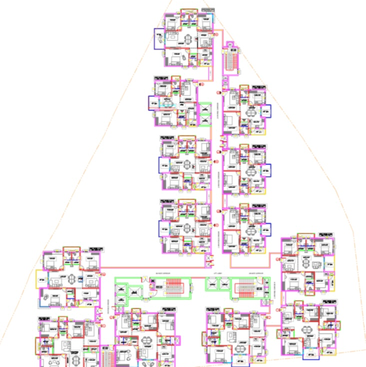 Master Plan, kollur 2 Bedroom 1395 Sq.Ft. Apartment In Kollur Hyderabad 8276116