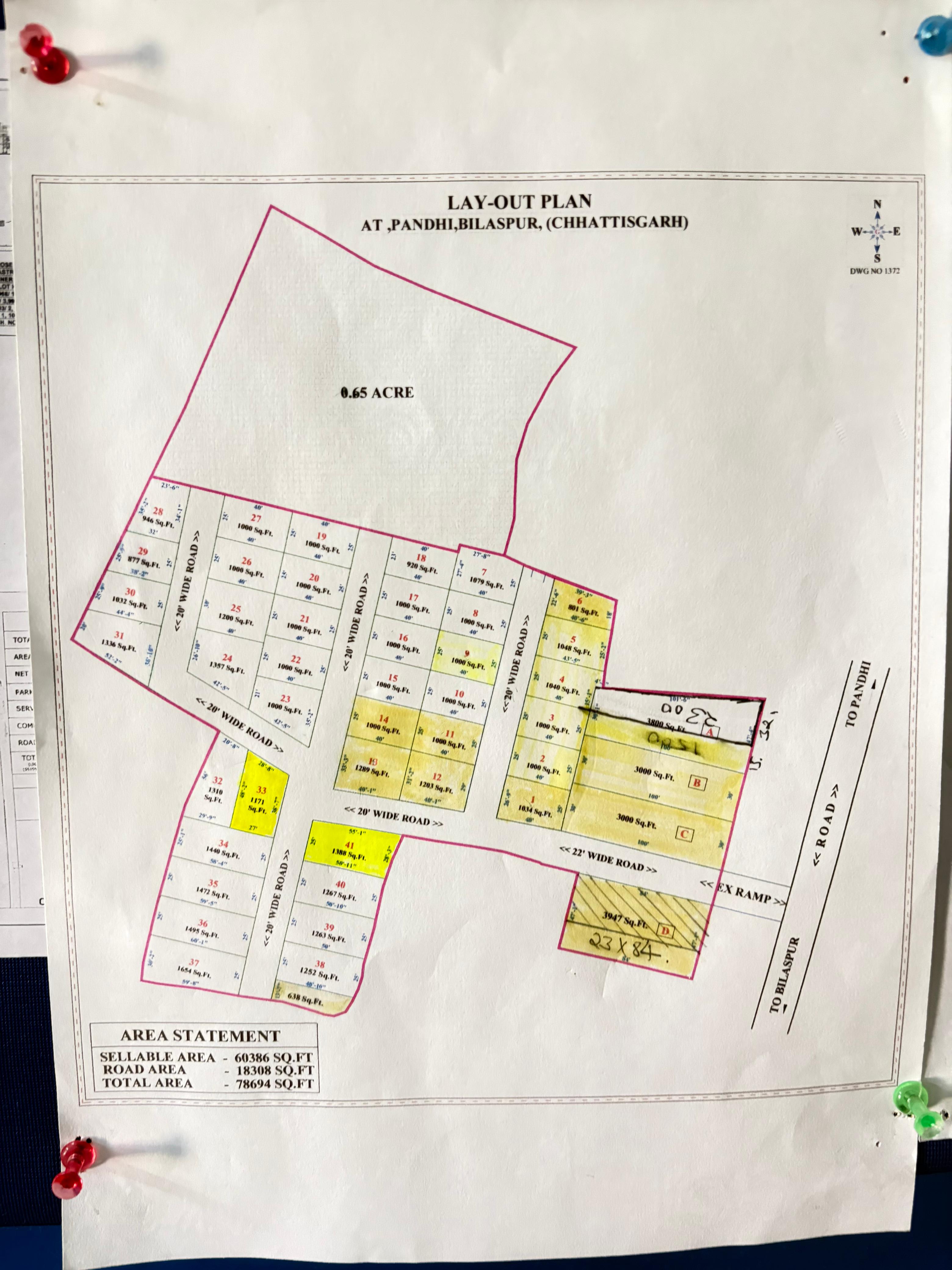 Plot For Sale in Pandhi Green City 