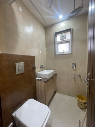 Bathroom in 2 BHK Builder Floor at Paschim Vihar – for Rent
