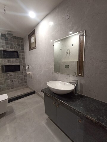 Bathroom in 3 BHK Builder Floor at Paschim Vihar – for Rent