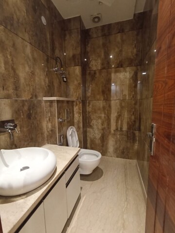 Bathroom in 3 BHK Builder Floor at Paschim Vihar – for Rent
